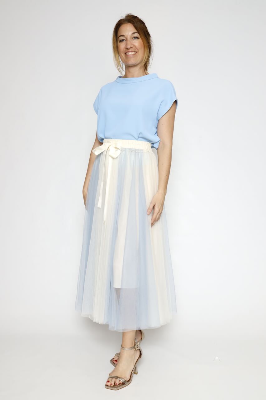 FALDA G9990015V-CELESTE