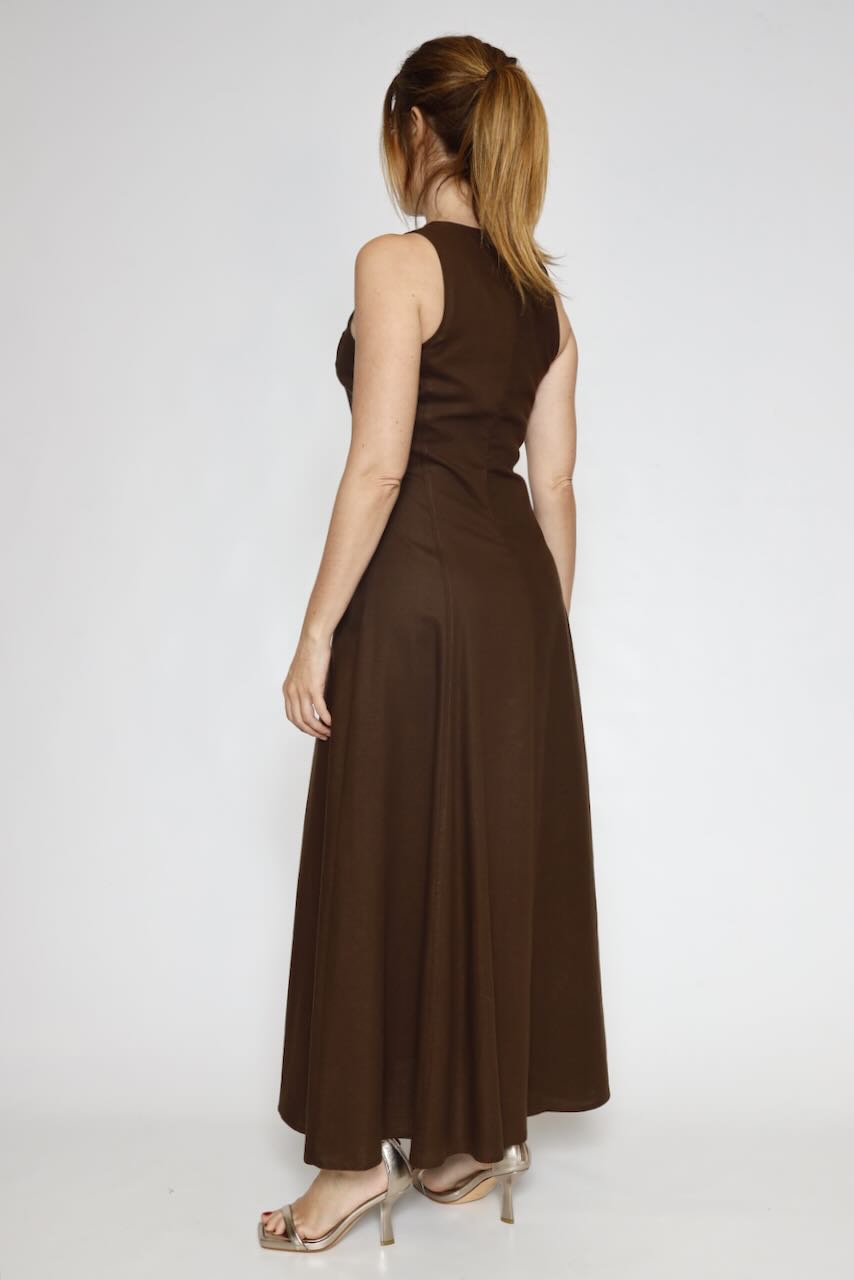 VESTIDO 63-3360-CHOCOLATE