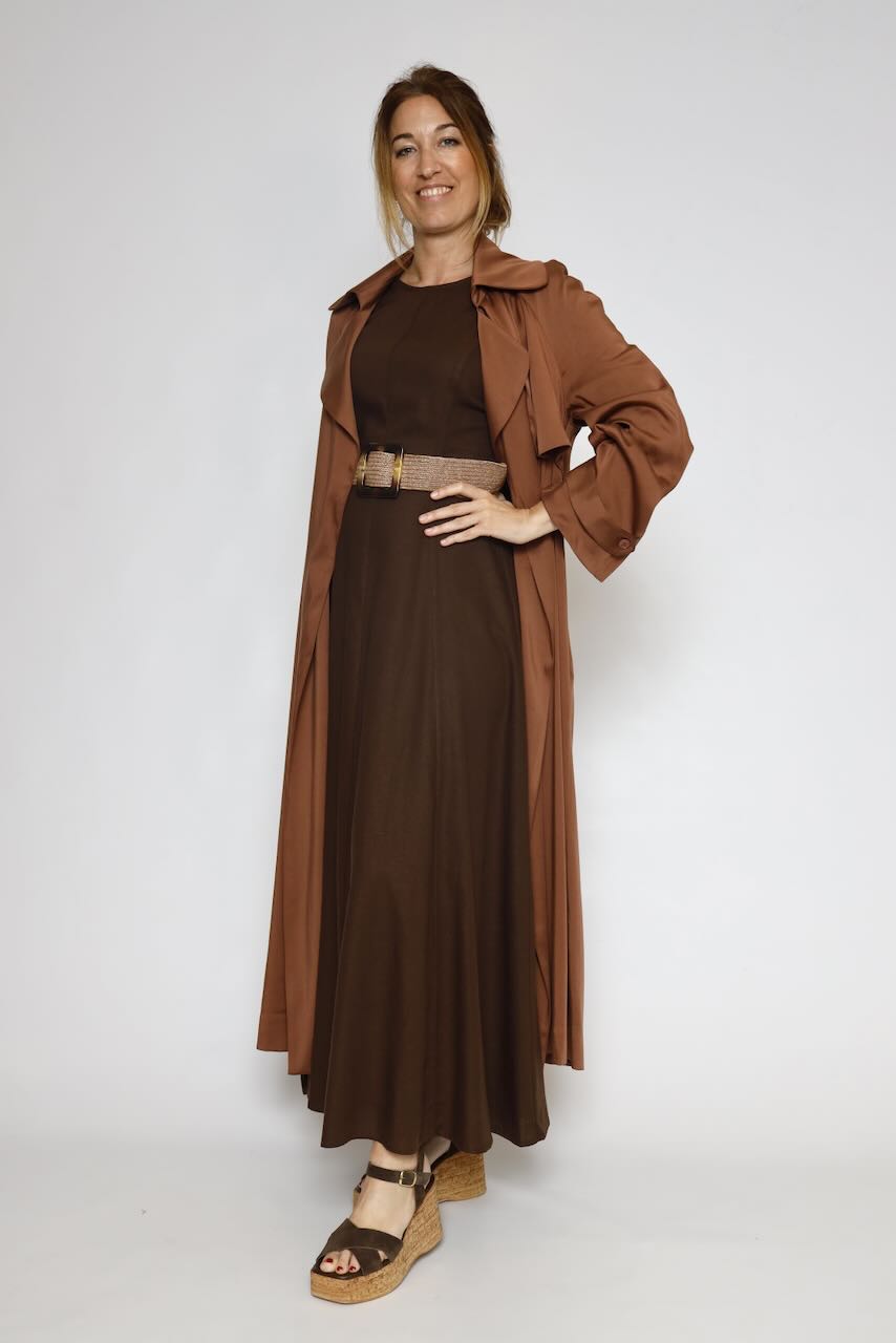 VESTIDO 63-3360-CHOCOLATE