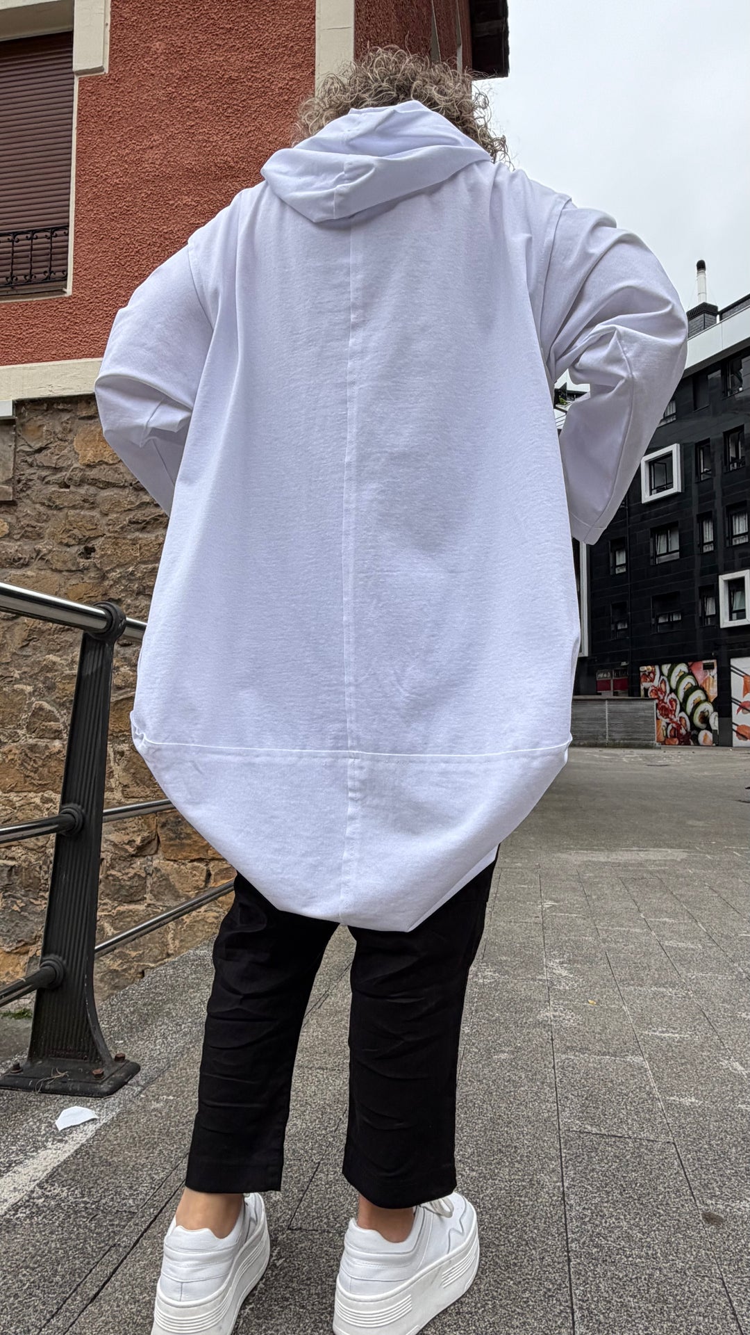 CHAQUETA OVER 312680115-BLANCO