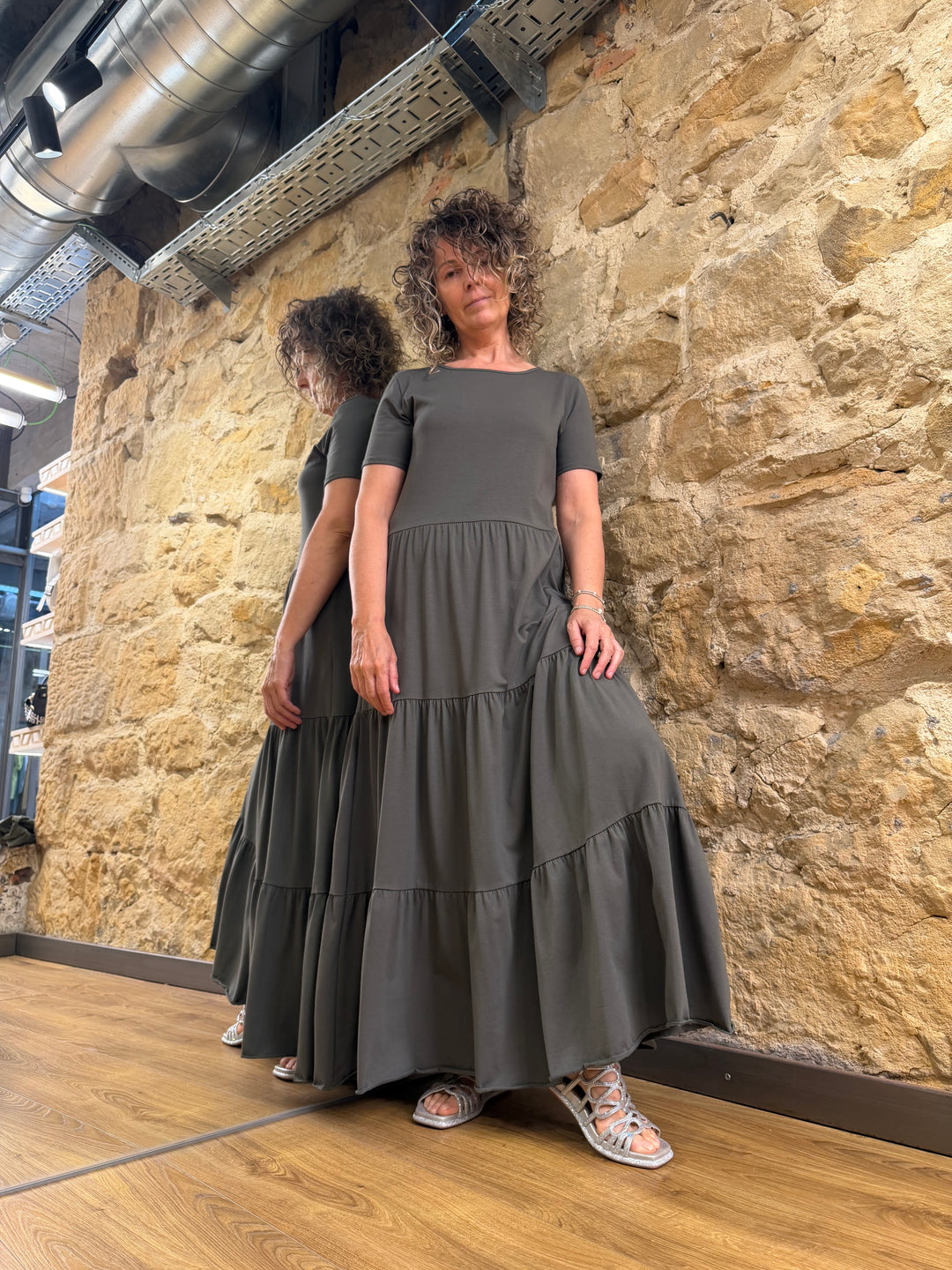 VESTIDO P26BU704-MILITAR