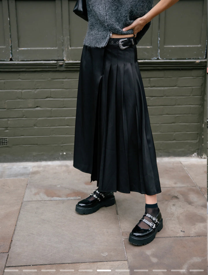 FALDA JAYLO PLAIN-NEGRO