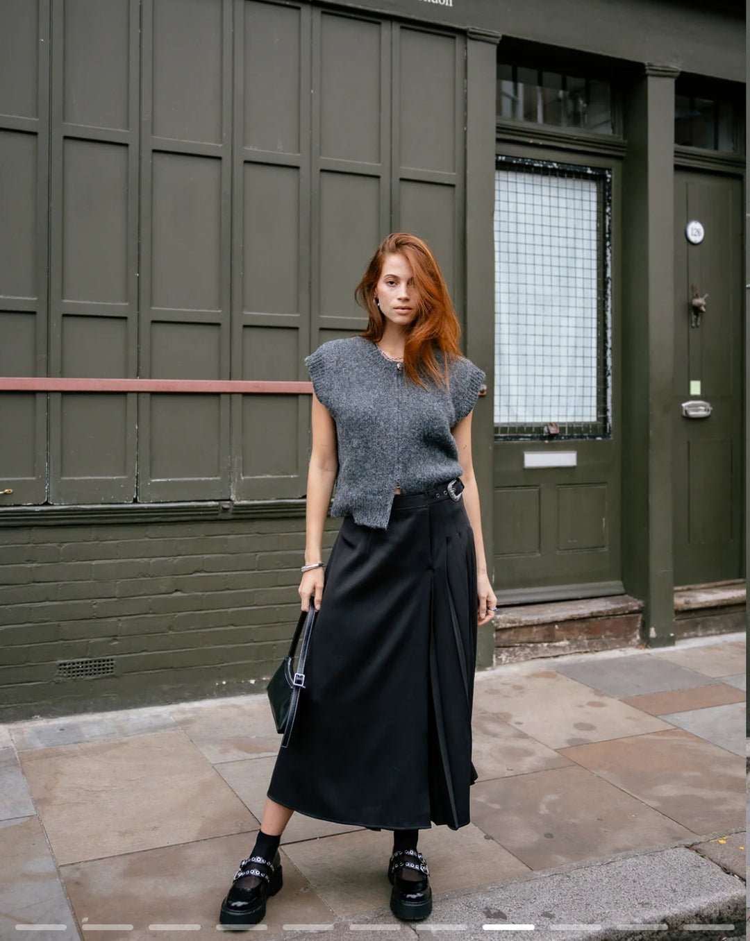 FALDA JAYLO PLAIN-NEGRO