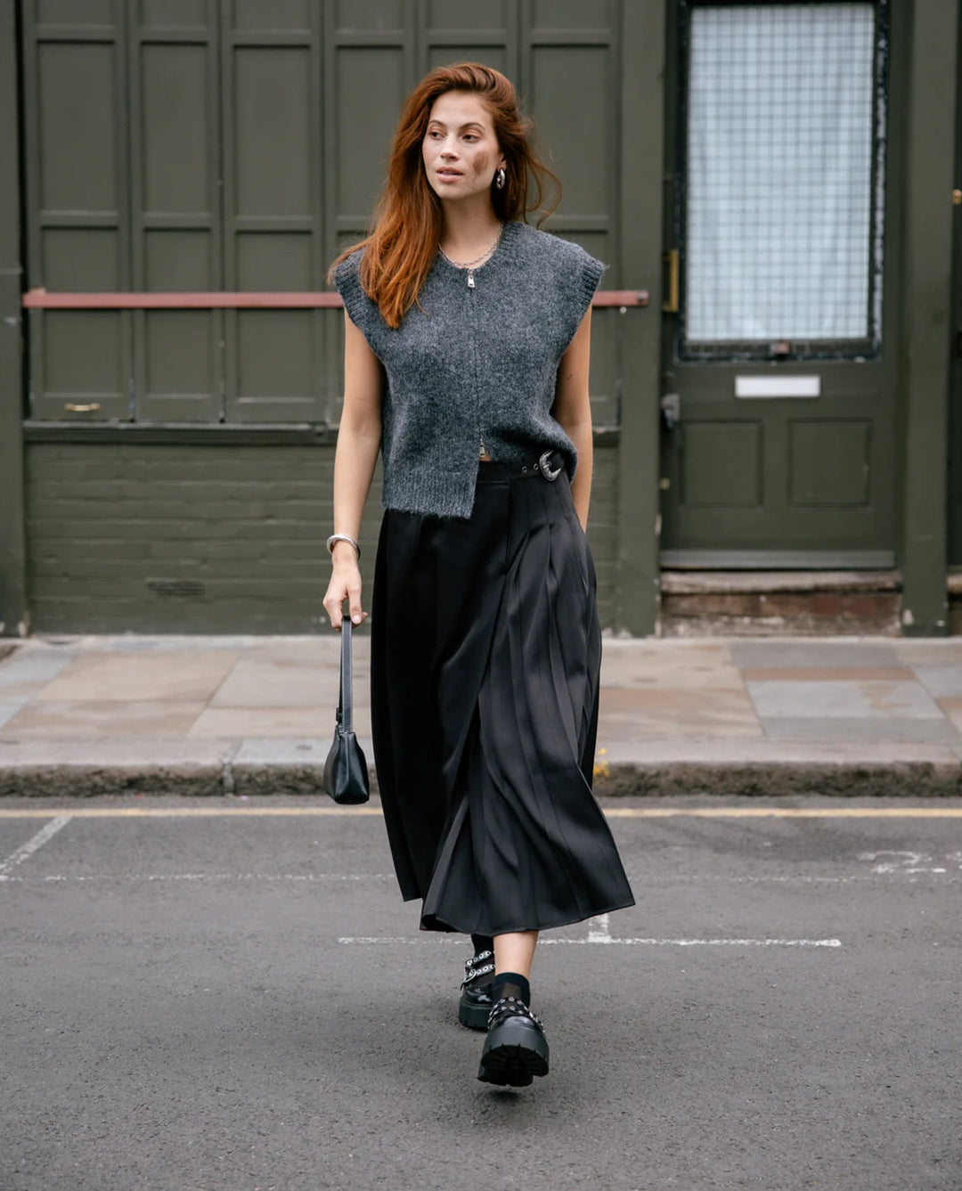 FALDA JAYLO PLAIN-NEGRO