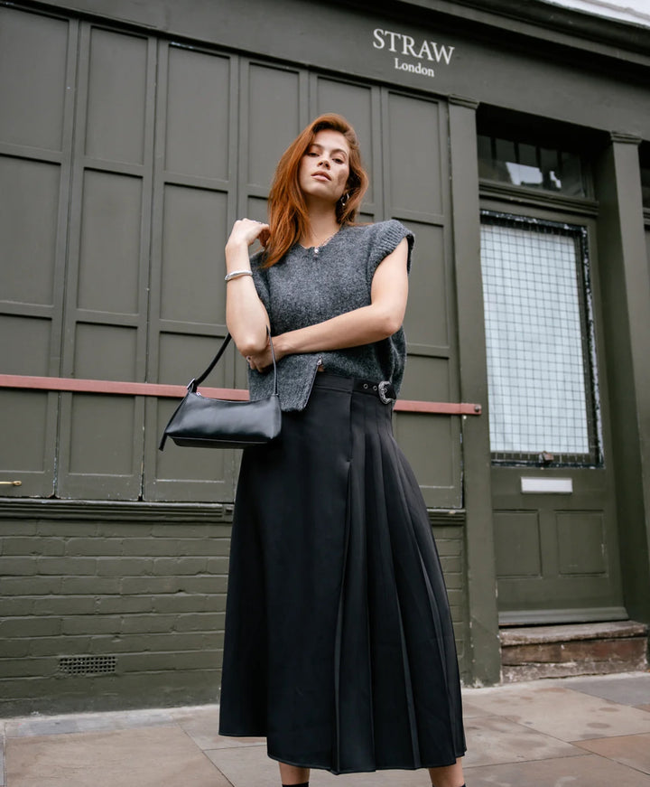 FALDA JAYLO PLAIN-NEGRO