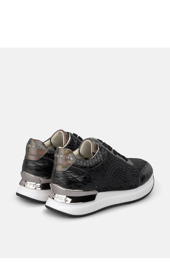 ZAPATILLAS METALIZADAS CON PEDRERÍA I261101C