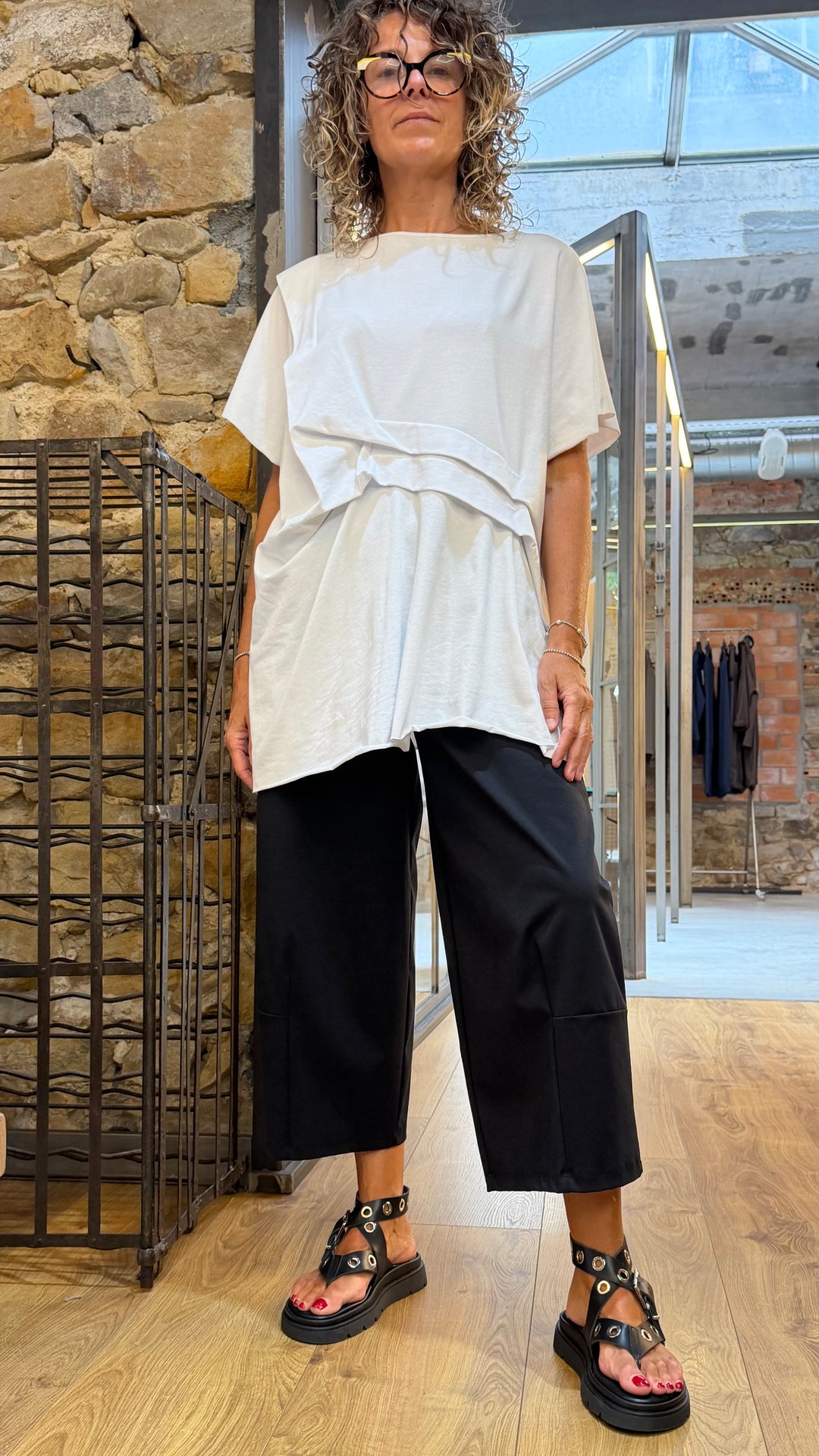 CAMISETA P6BM6313-BLANCO
