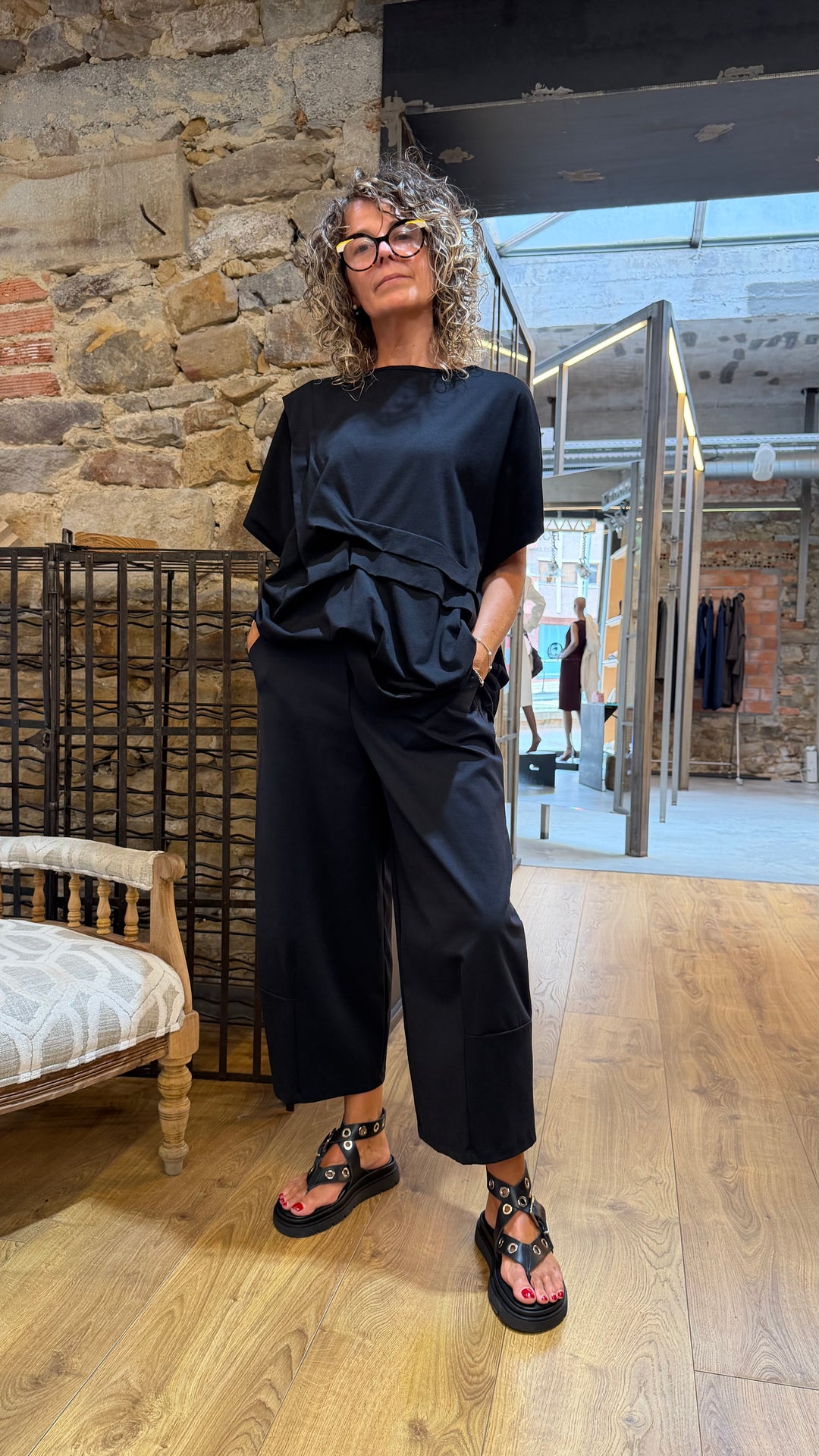CAMISETA P6BM6313-NEGRO