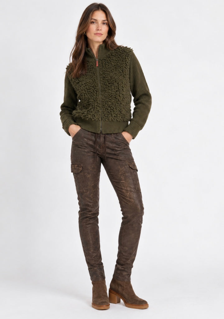 CHAQUETA PUNTO VERDE MUSGO MALAK.5002612