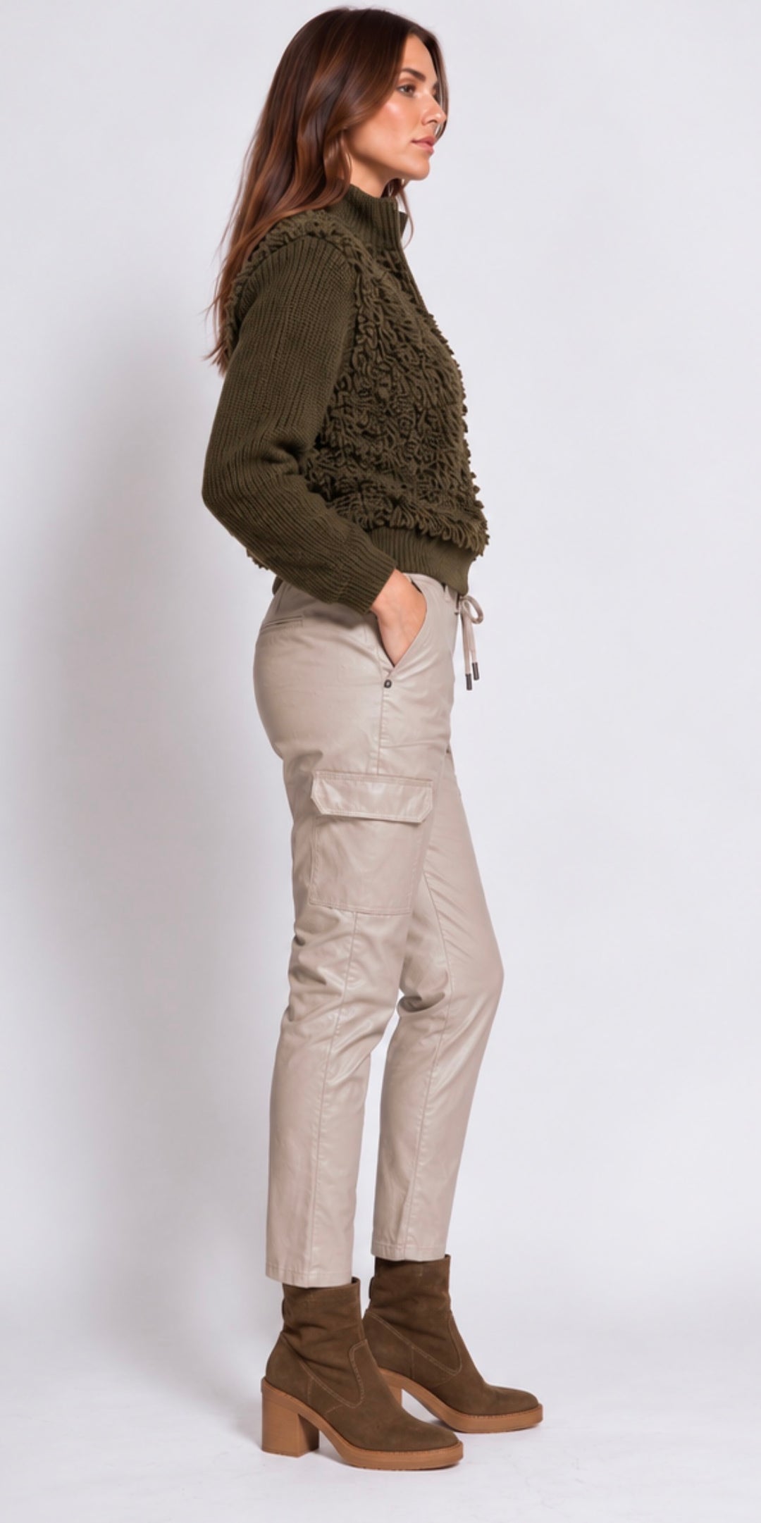 CHAQUETA PUNTO VERDE MUSGO MALAK.5002612