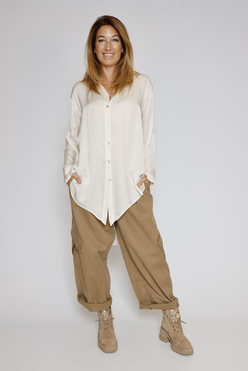 CAMISA P25AN126-LATTE