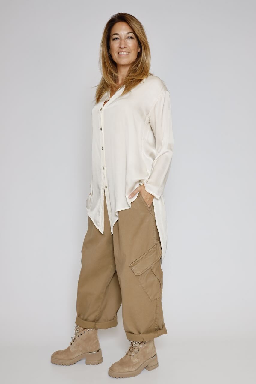 CAMISA P25AN126-LATTE