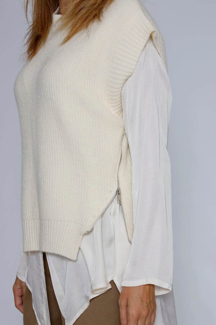 CHALECO PHANCY-BEIGE