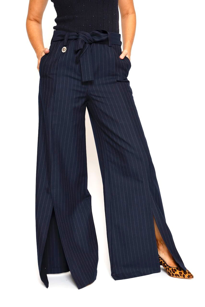 PANTALÓN RAYAS WV3008W813D4-MARINO