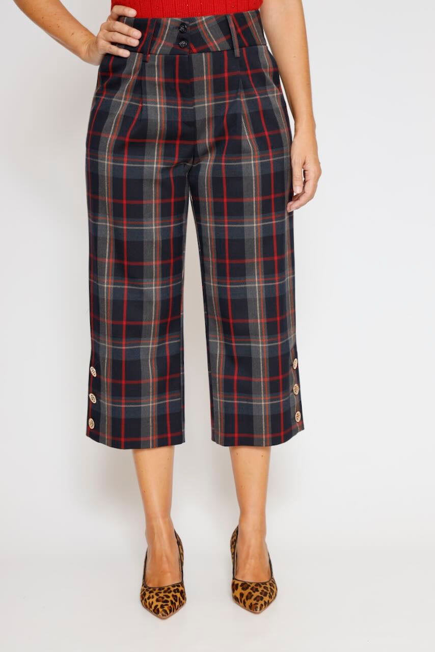 PANTALÓN  WV9006W45995-ROJO/NEGRO