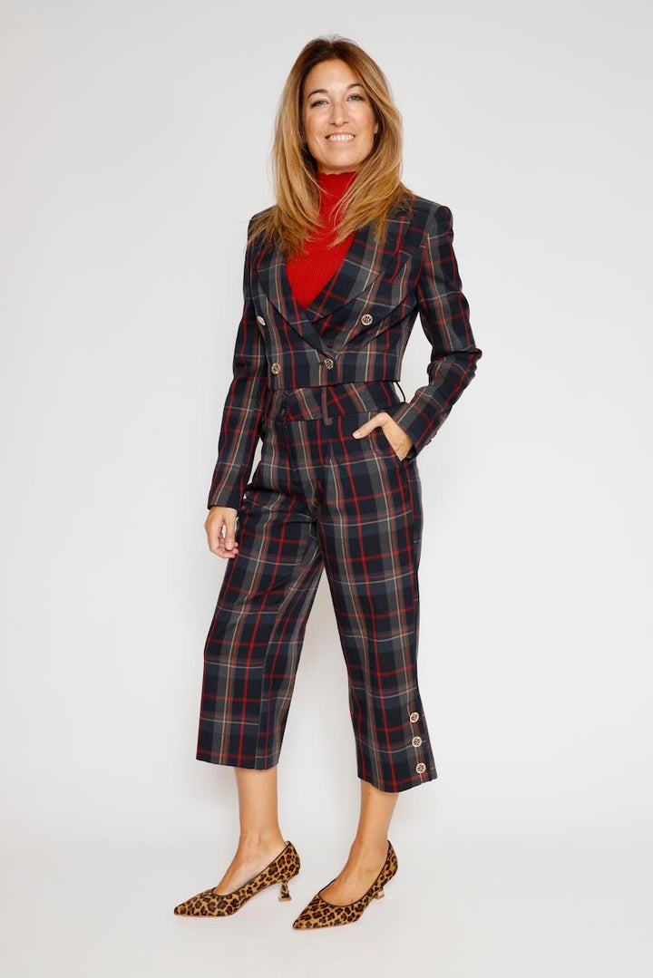 PANTALÓN  WV9006W45995-ROJO/NEGRO