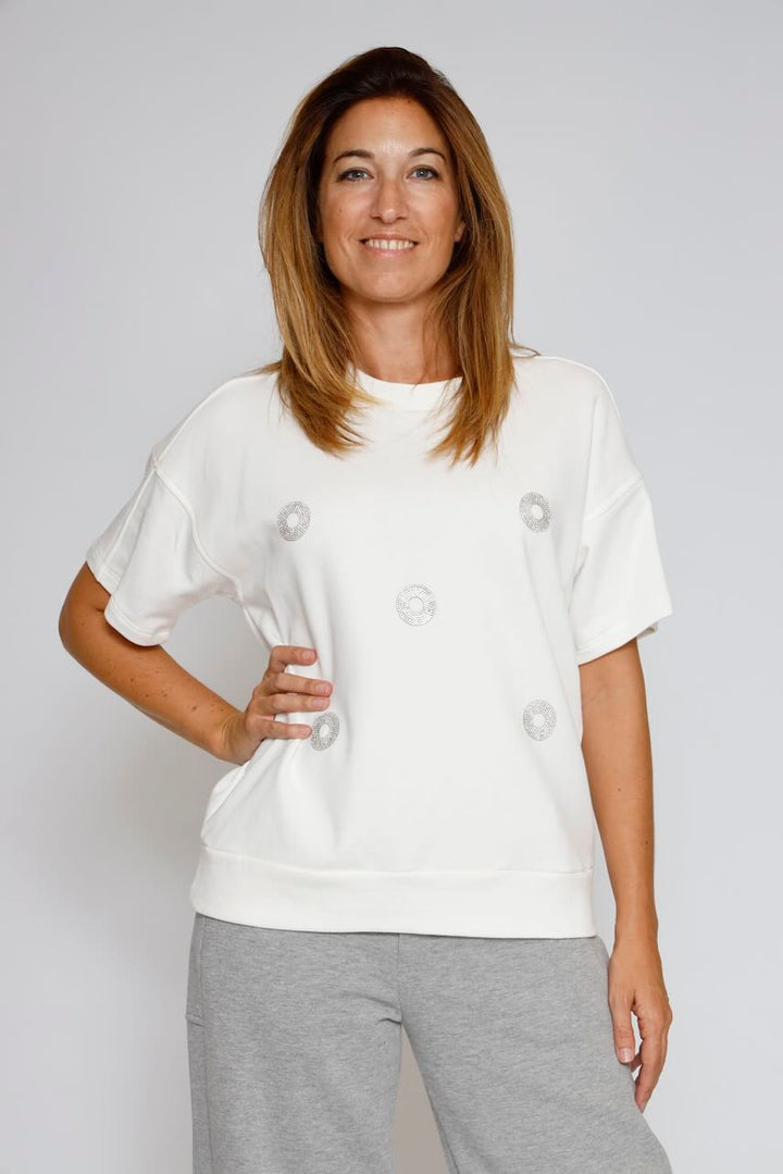 CAMISETA  P25MF415-LATTE