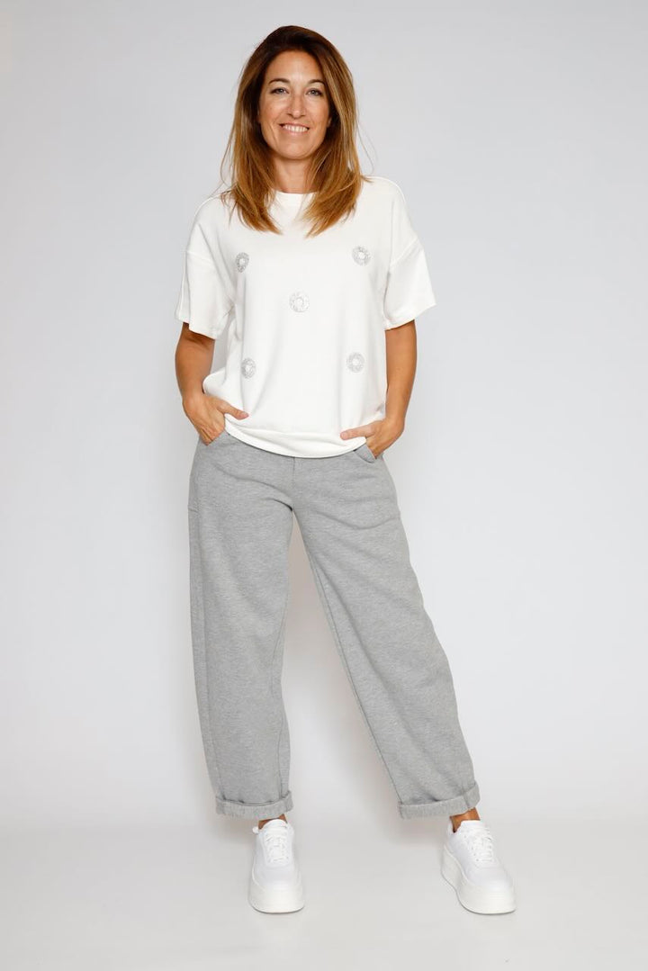 CAMISETA  P25MF415-LATTE