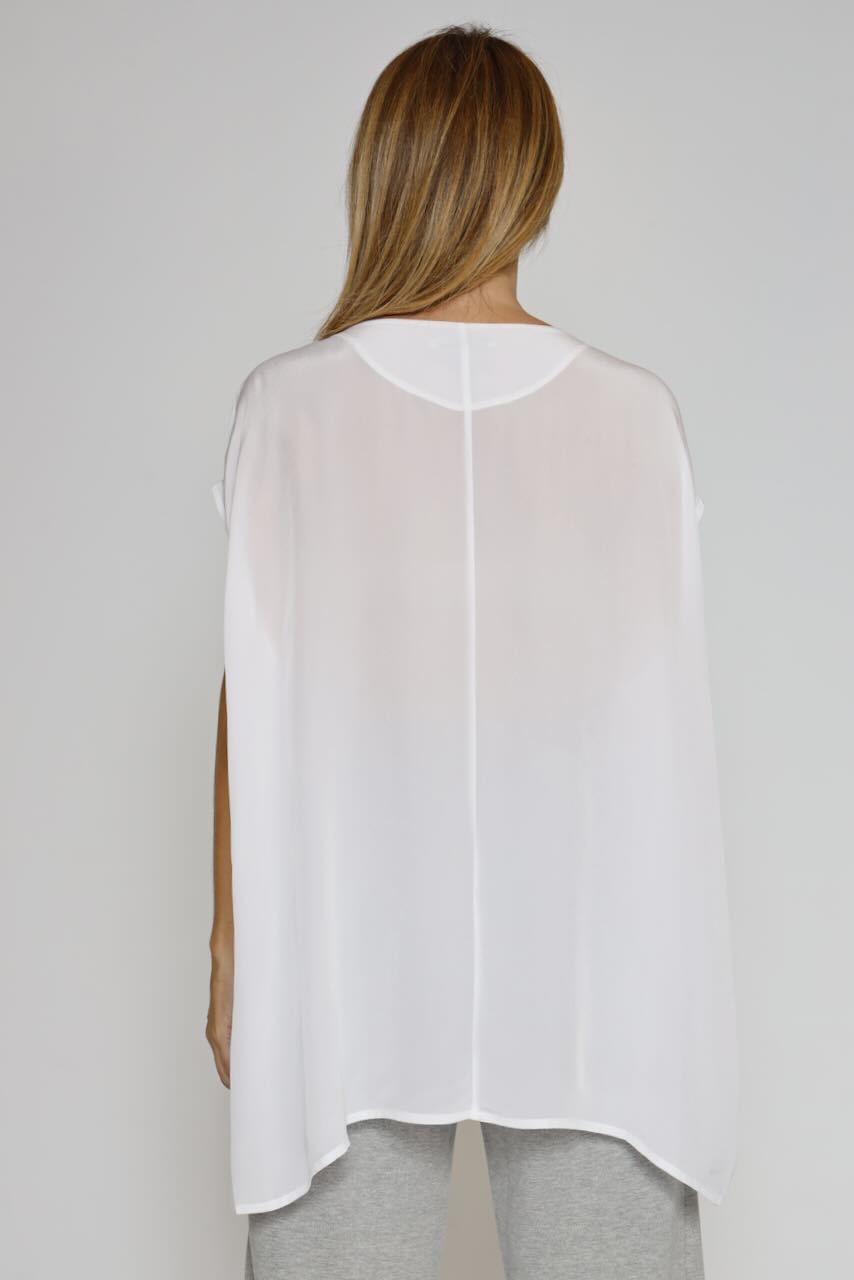 BLUSA/ LARGONA P25AN127-BLANCO