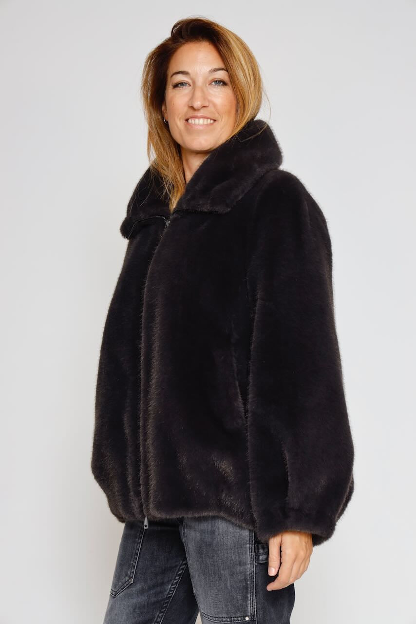 CHAQUETA BOMBER BY09110-ANTRACITA