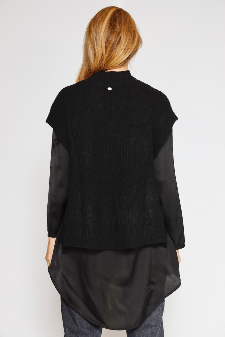 CHALECO PHANCY-NEGRO