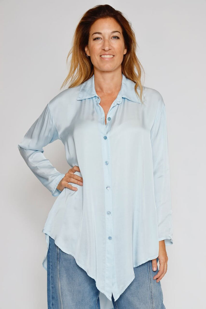 CAMISA P25AN126-CELESTE