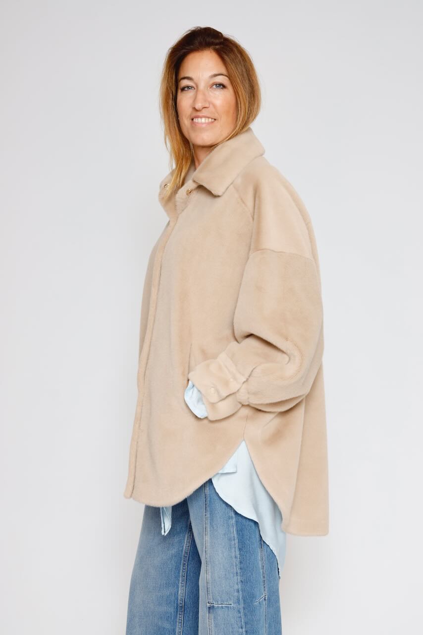 CHAQUETA CAPA BY09111-BEIGE