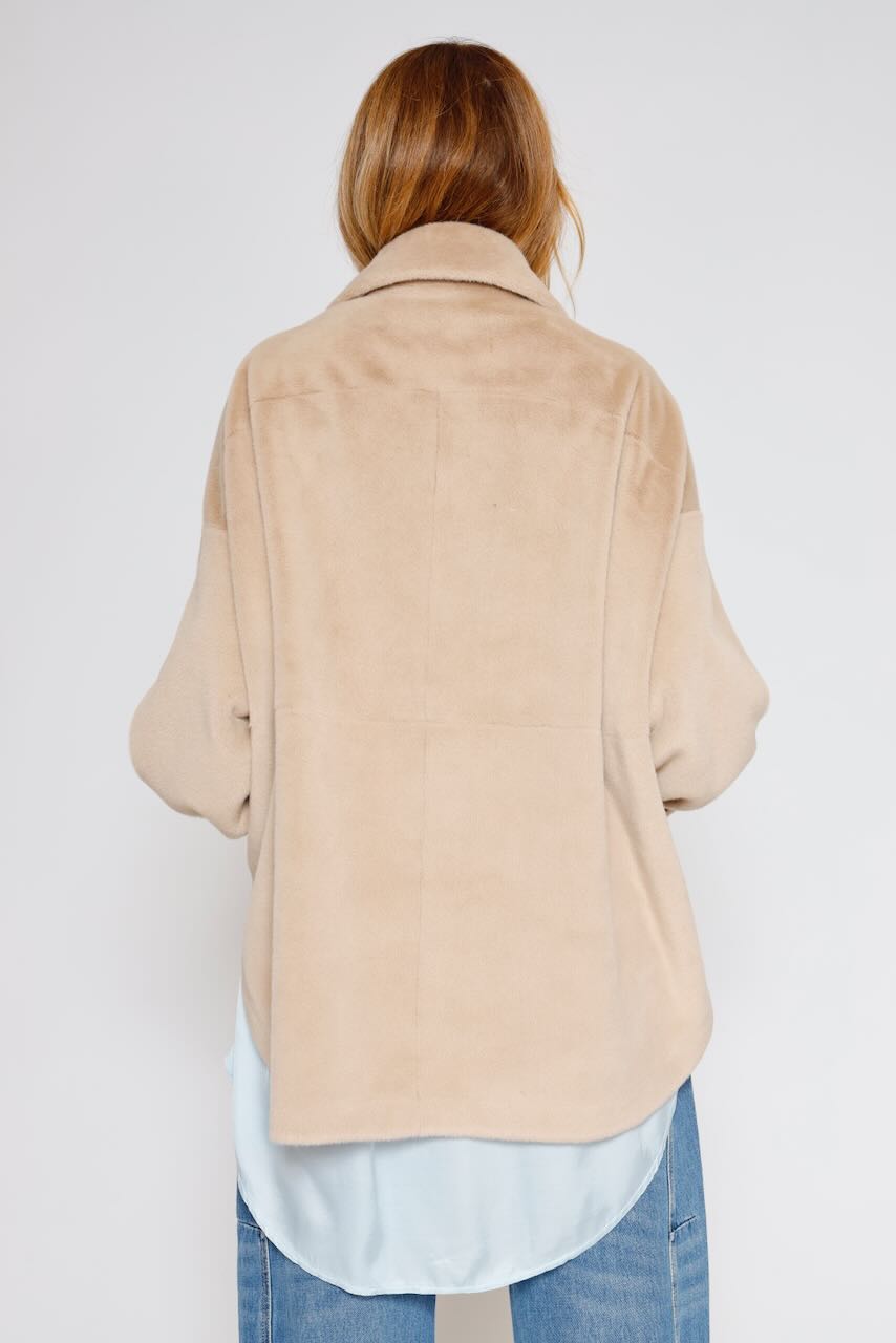 CHAQUETA CAPA BY09111-BEIGE