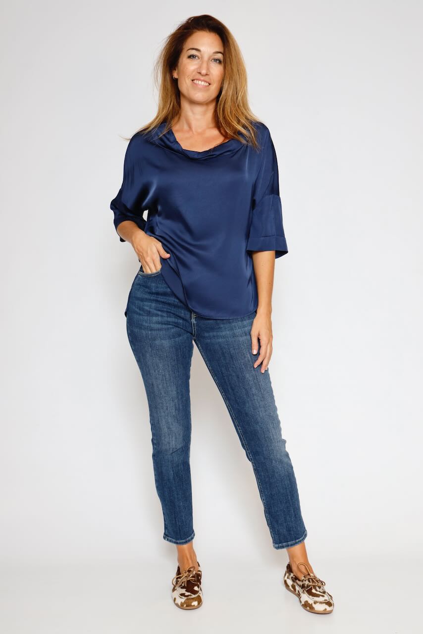 BLUSA P25AN128-MARINO