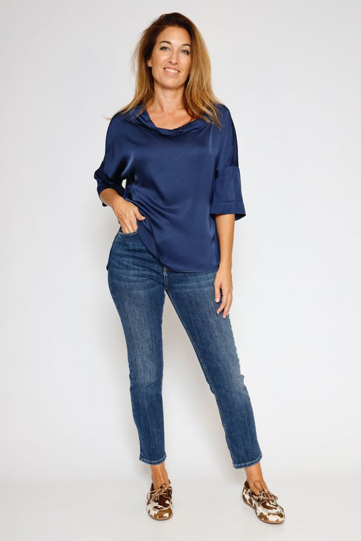 BLUSA P25AN128-MARINO