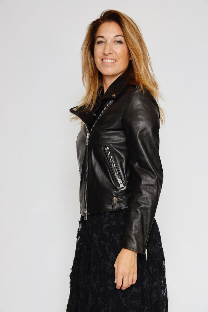 CAZADORA CREMALLERAS V3025730-NEGRO