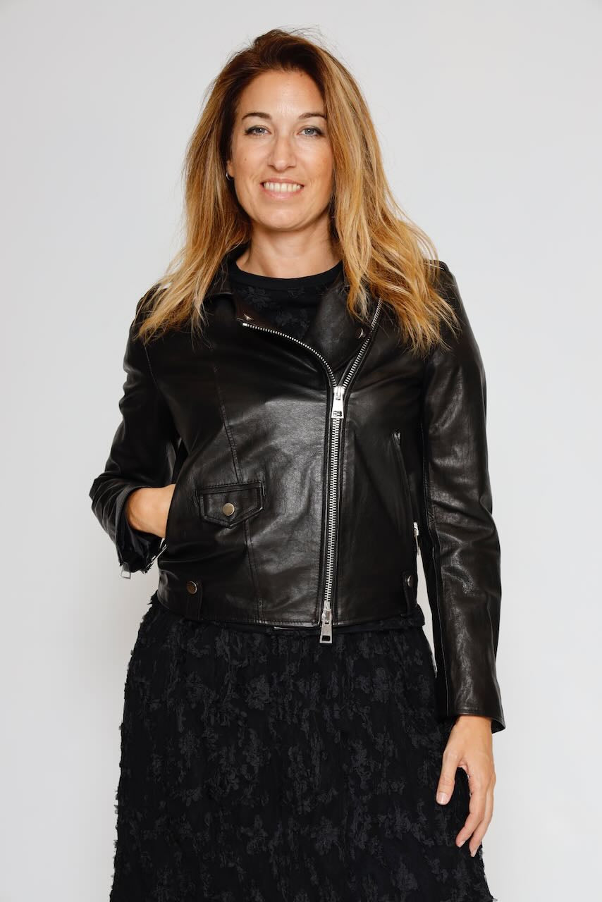 CAZADORA CREMALLERAS V3025730-NEGRO