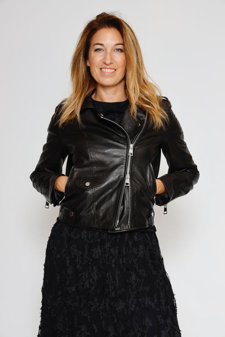 CAZADORA CREMALLERAS V3025730-NEGRO