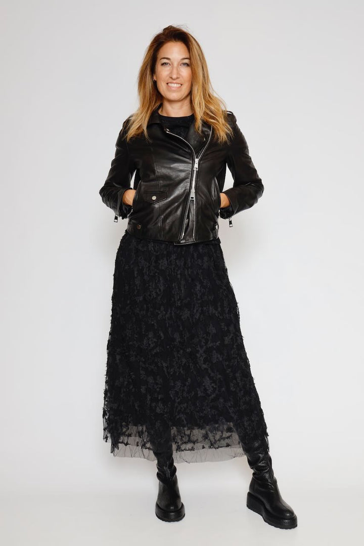 CAZADORA CREMALLERAS V3025730-NEGRO