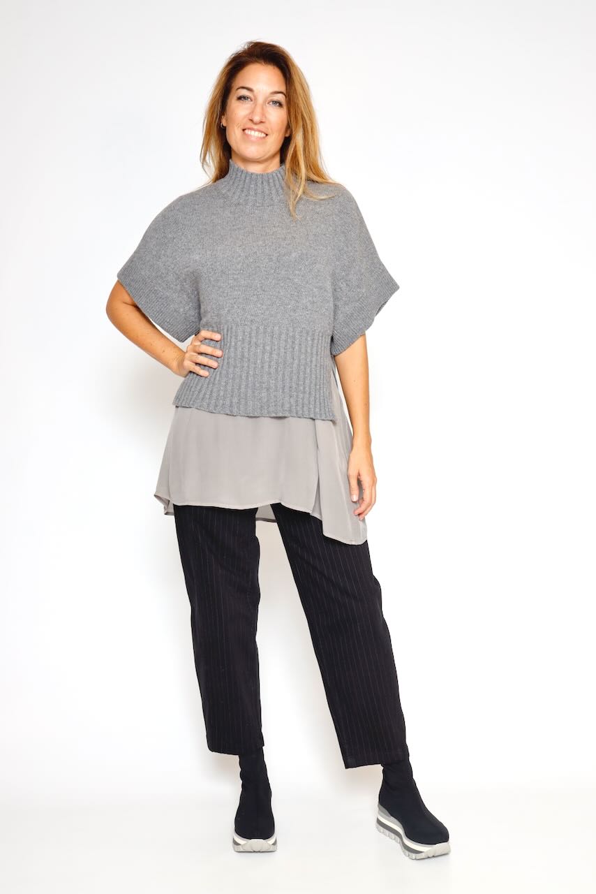 BLUSA/LARGONA P25AN127-GRIS