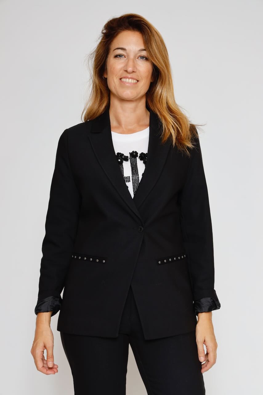 CHAQUETA BERNIE POLYNEO-NEGRO