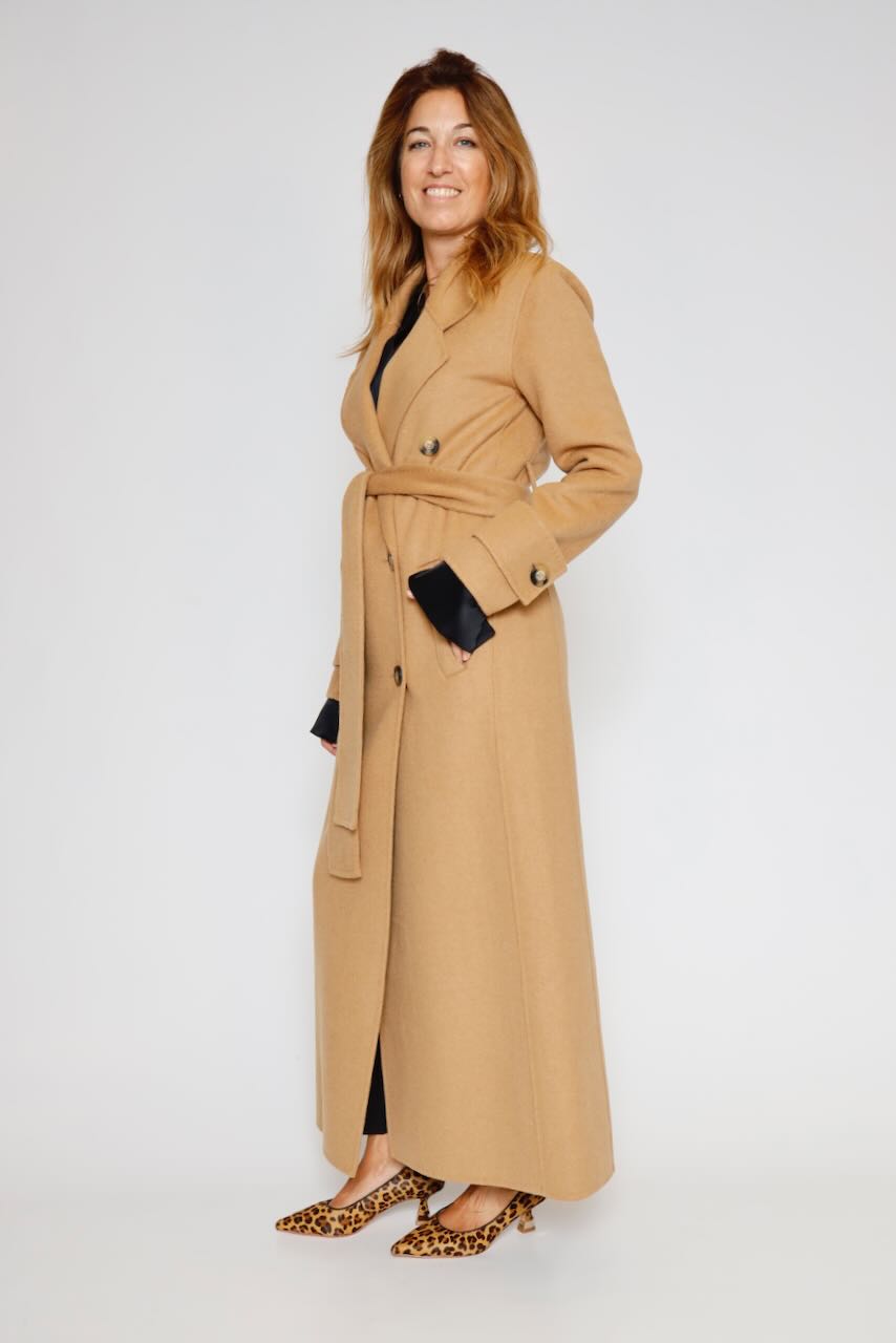 ABRIGO WC1001W80201-CAMEL