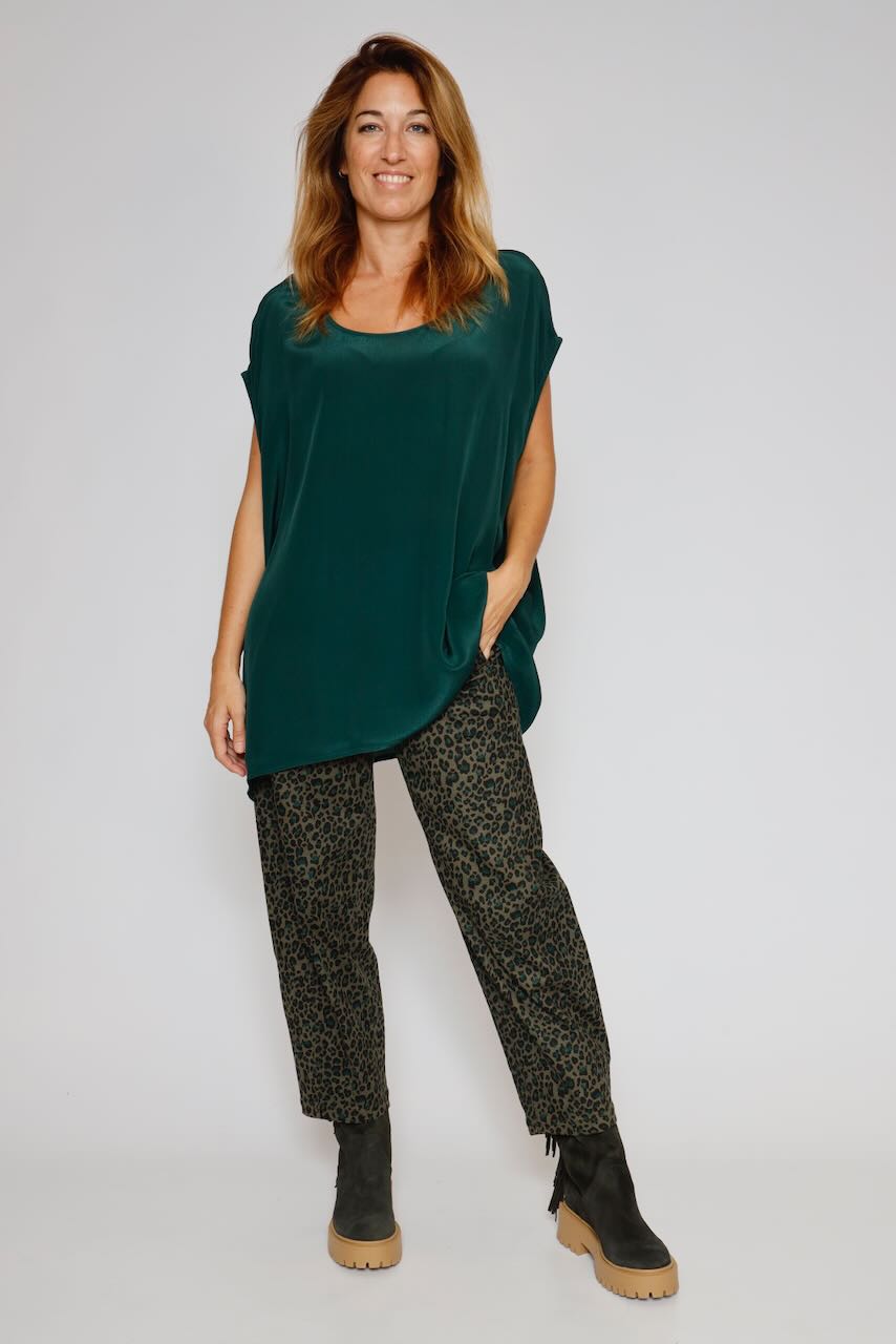 BLUSA/LARGONA P25AN127-VERDE