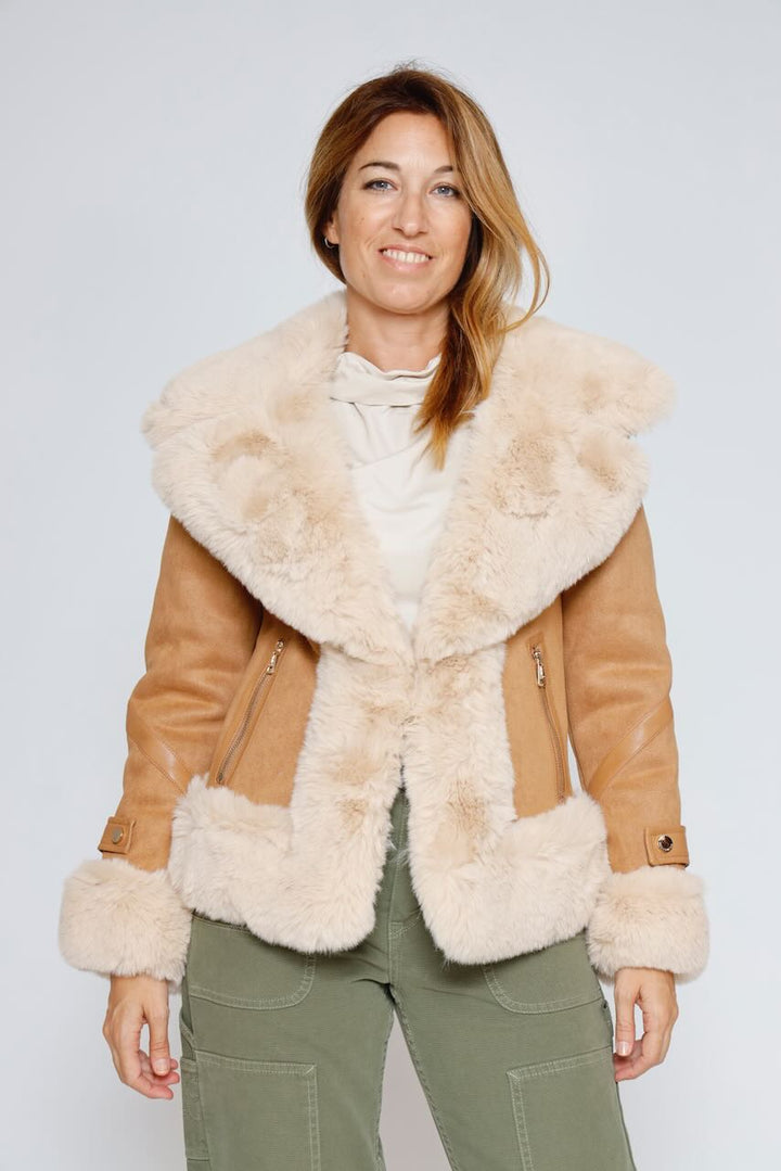 PELLIZA CORTA WC4008O44601-CAMEL