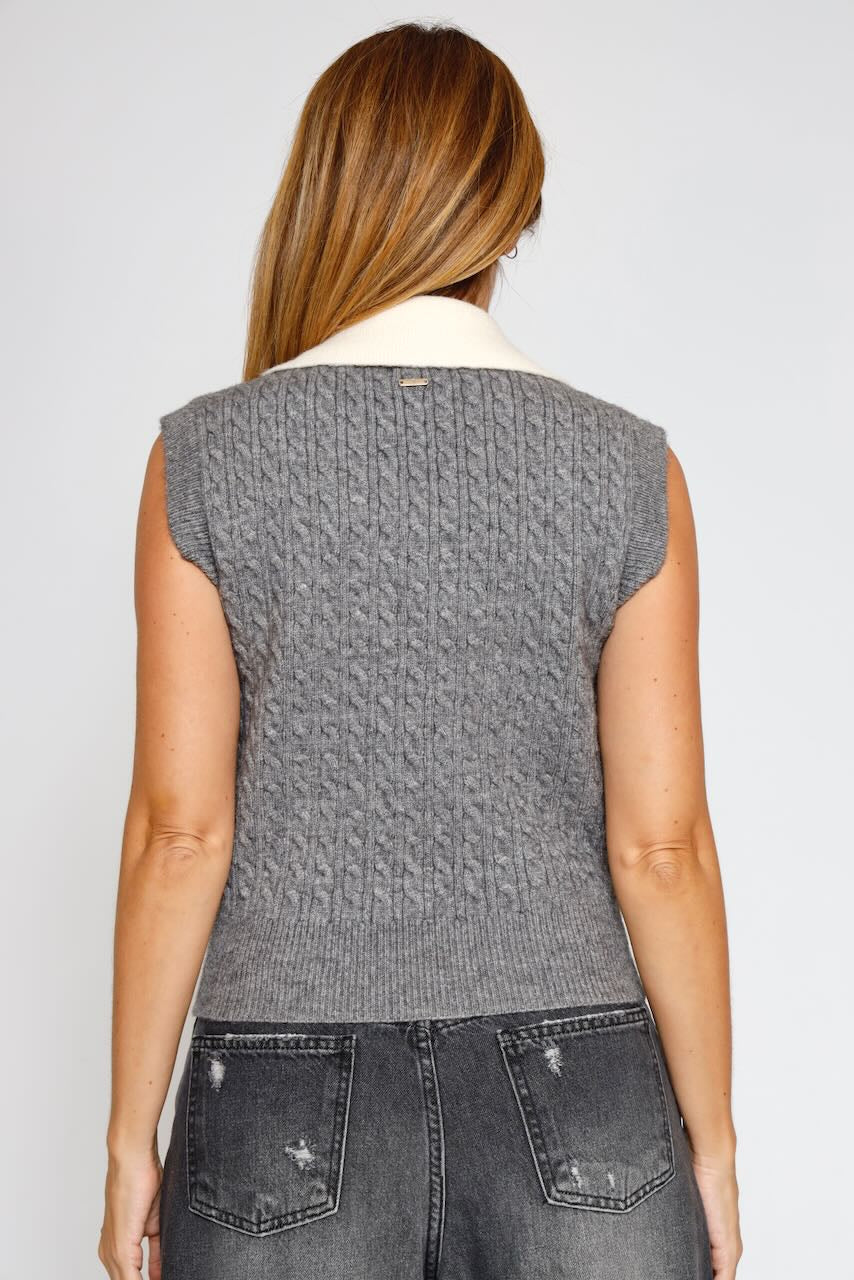 CHALECO PUNTO WJ5011K55401-GRIS