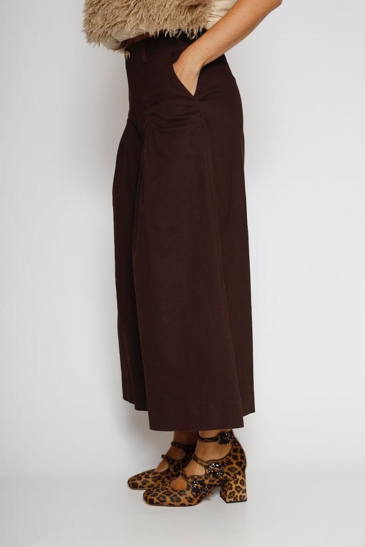 PANTALON A25OP203-MARRON