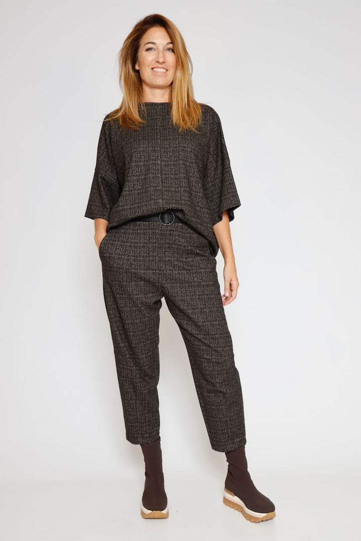 PANTALON P4K0KHP-NEGRO/BEIGE