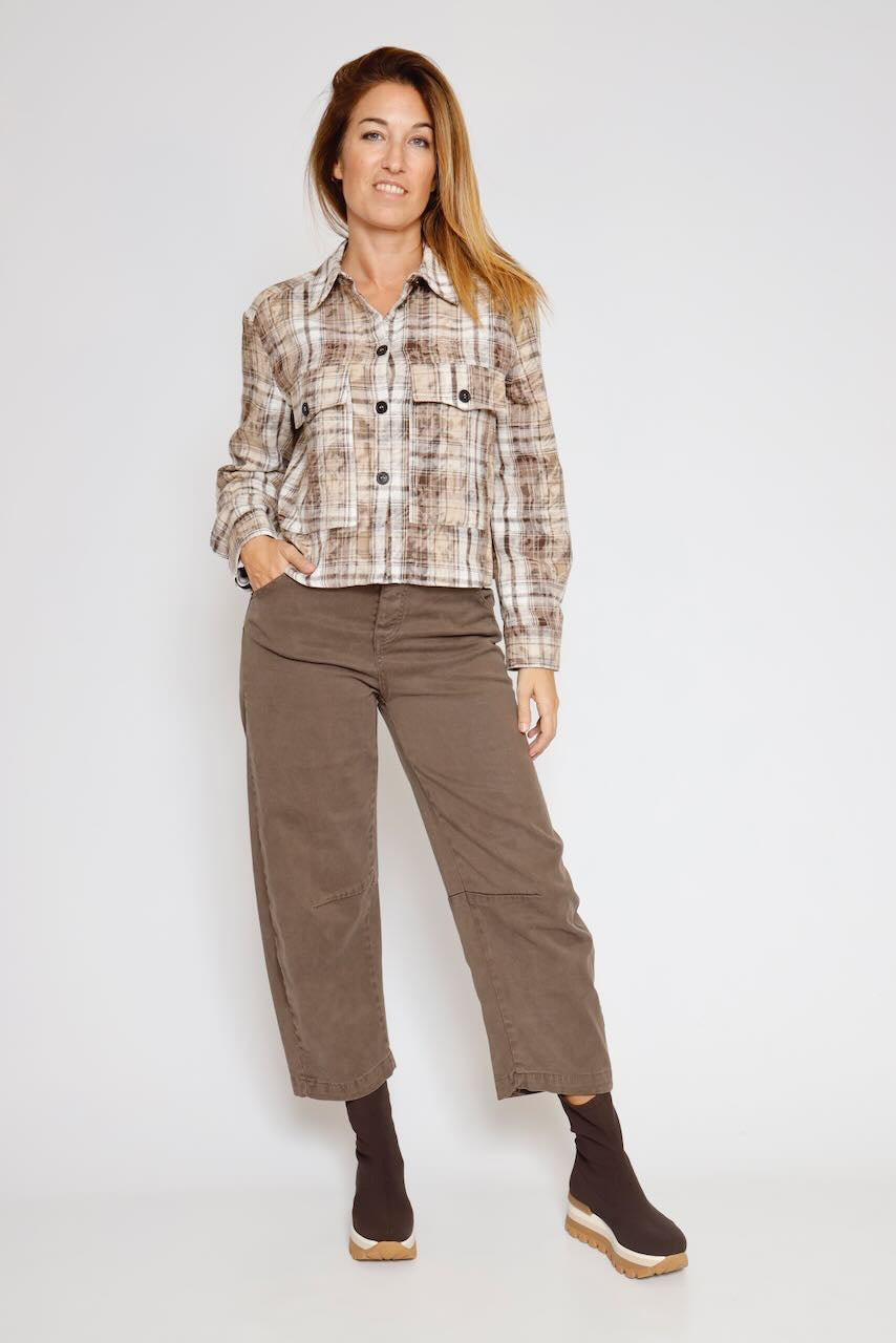 CAMISA C1I1DJG000-MARRON