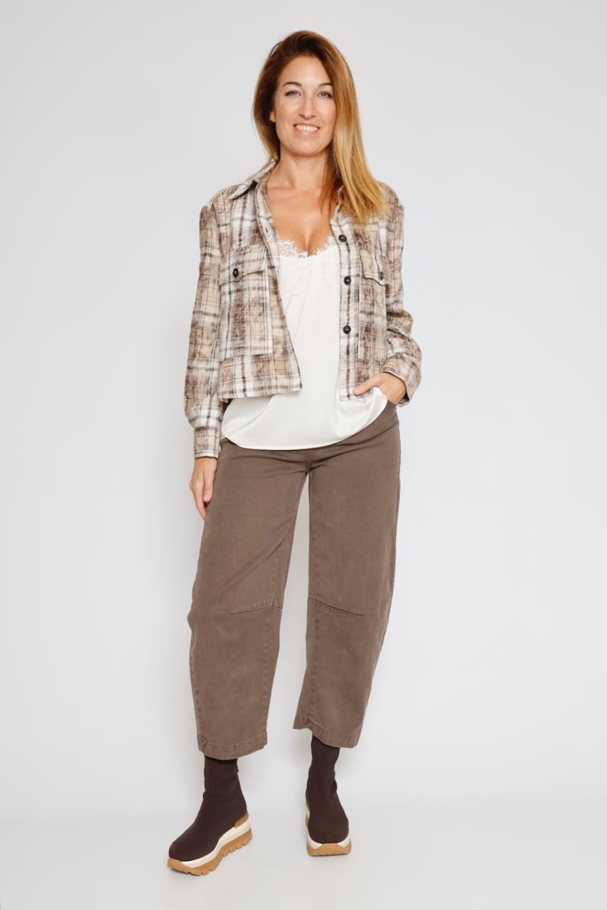 CAMISA C1I1DJG000-MARRON