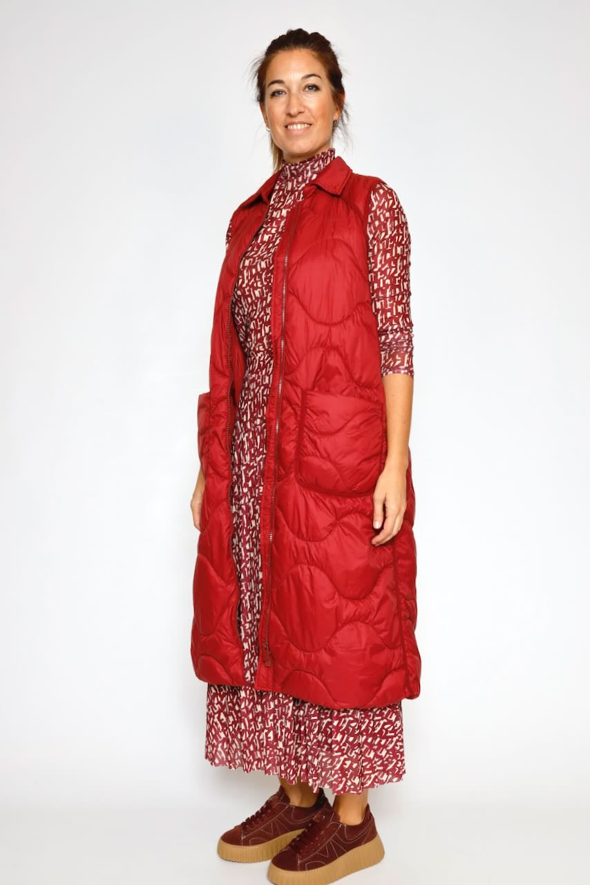 PLUMIFERO CHALECO I8911G6824-BURDEOS