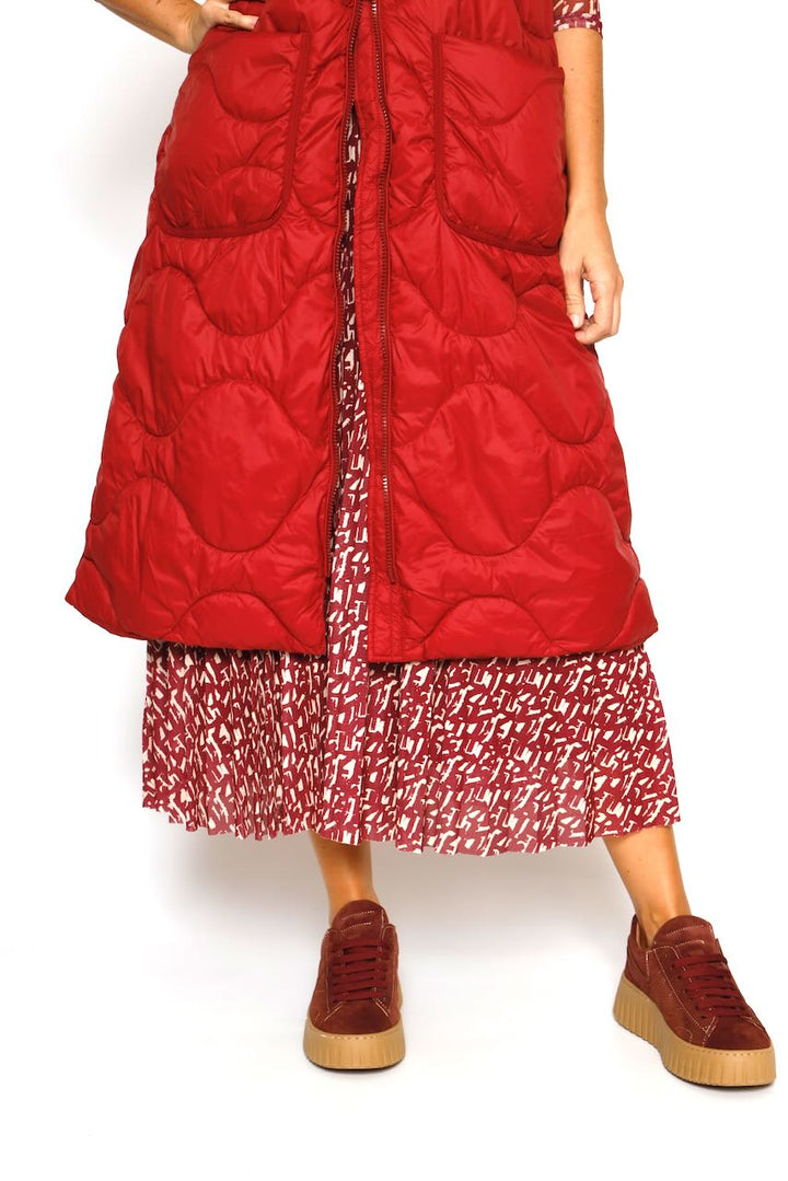 PLUMIFERO CHALECO I8911G6824-BURDEOS