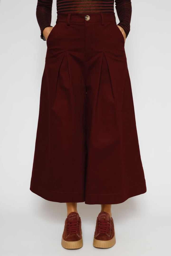 PANTALON A25OP203-BURDEOS