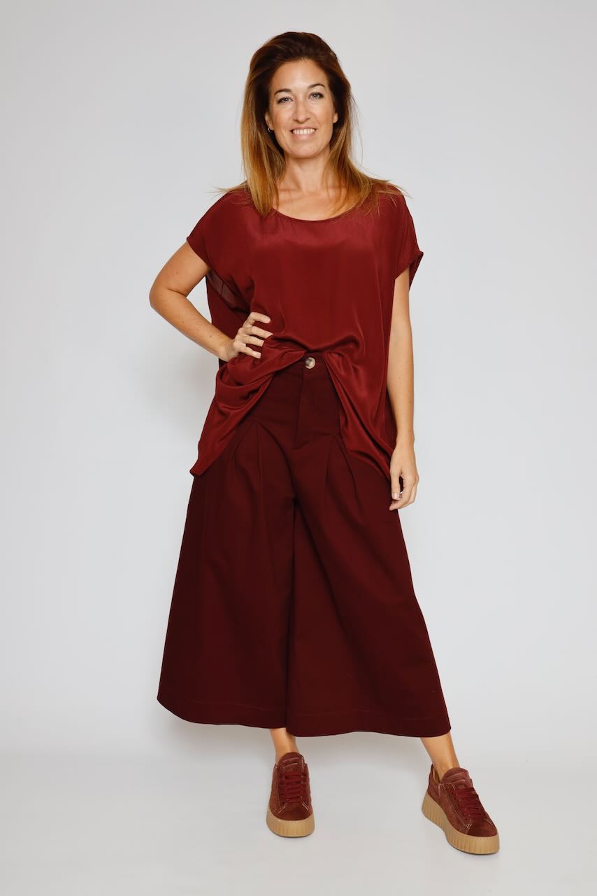 PANTALON A25OP203-BURDEOS