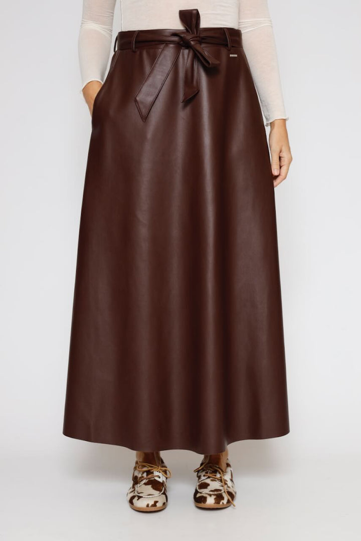 FALDA CHELSEA.7502511-CHOCOLATE