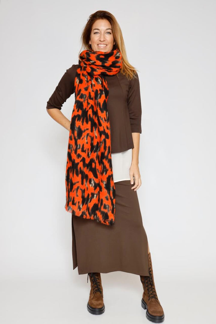 BUFANDA MALIN.7002512-NARANJA